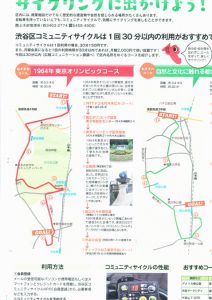 東京渋谷のサイクリングコース